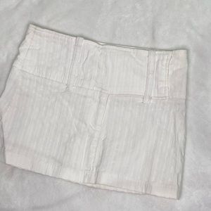 White Mini Skirt